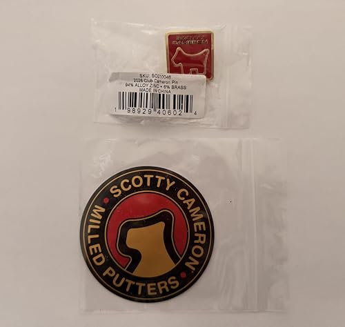 New Scotty Cameron 2026 Club Cameron - Sticker and Pin Only