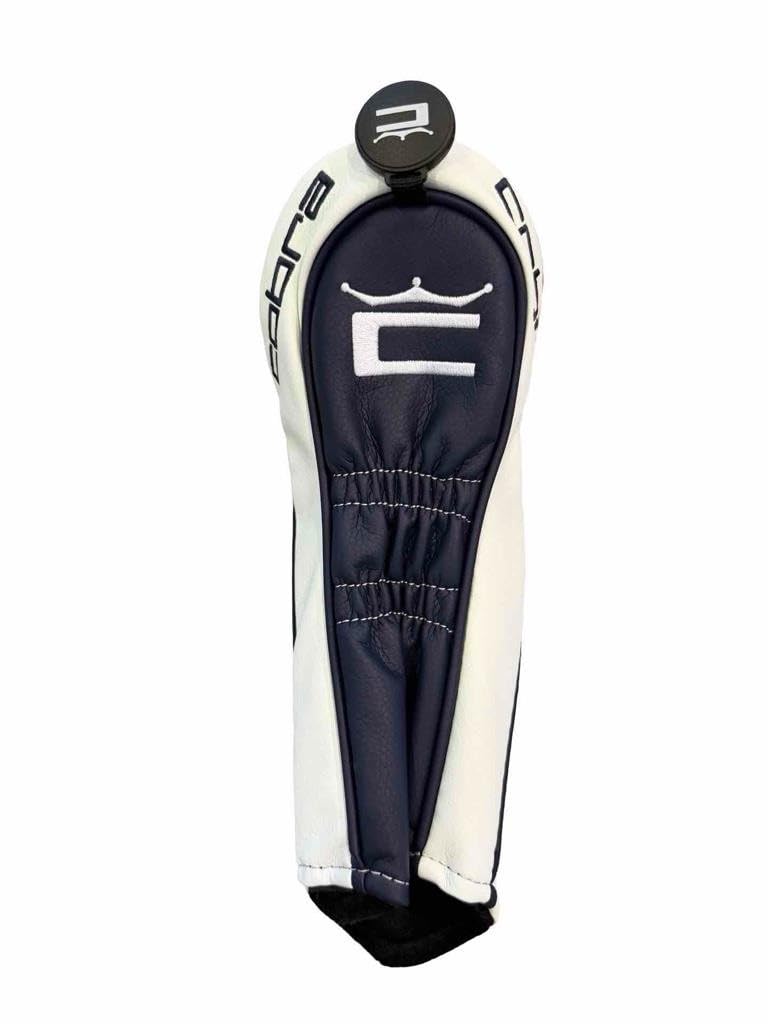 NEW COBRA LTD X Fairway Wood Headcover - White/Navy Blue/RED LTDX Cover W/Adjustable TAG #