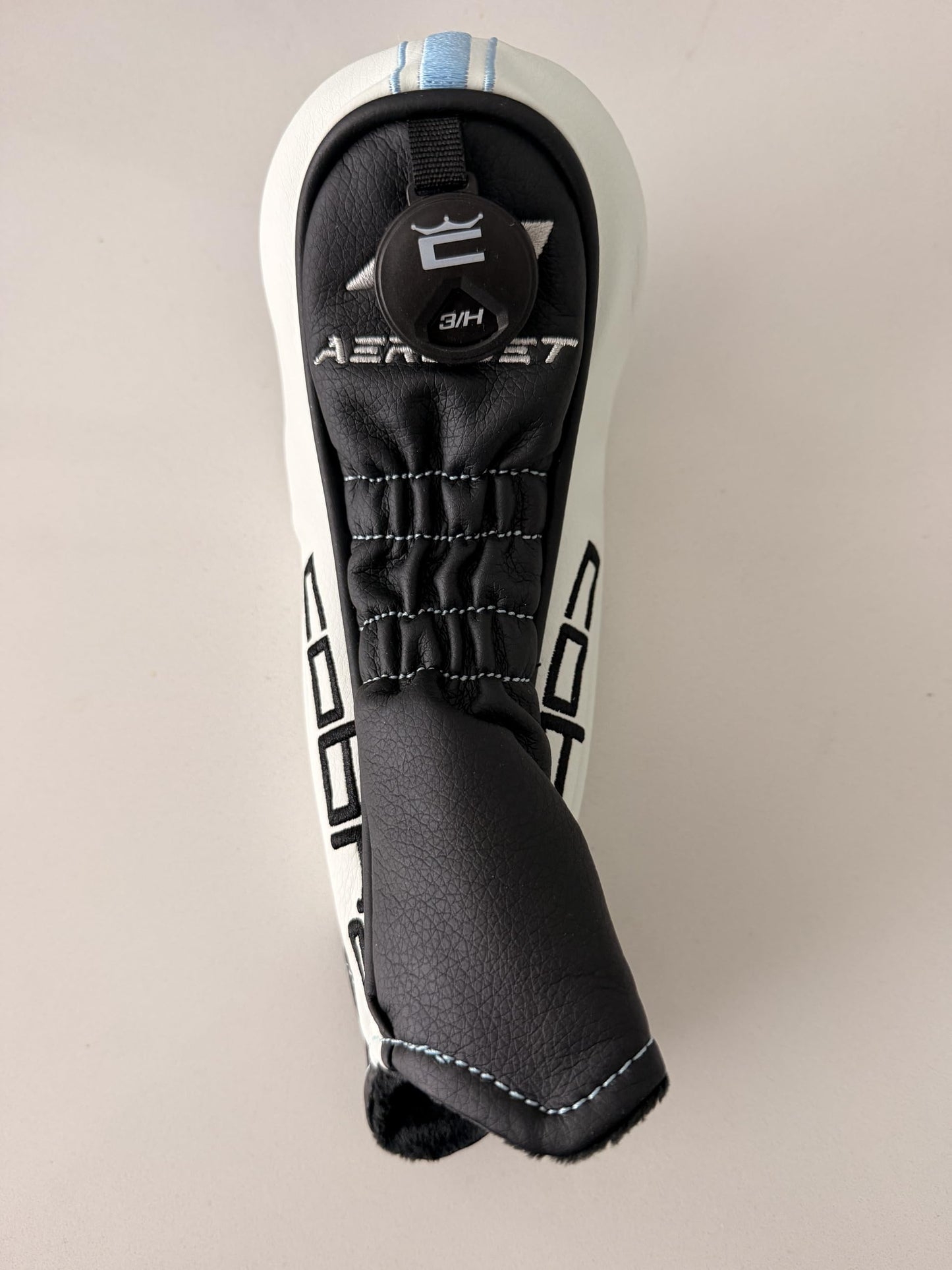 NEW COBRA Aerojet Hybrid Headcover - Blue/Black/White Cover w/Adjustable TAG # (2, 3, 4, 5, 6 or 7 Rescue Cover)