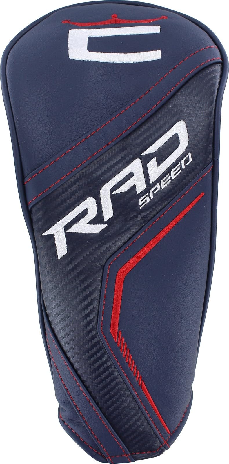 New COBRA Rad Speed Driver Leather Headcover - Blue Red White Cover