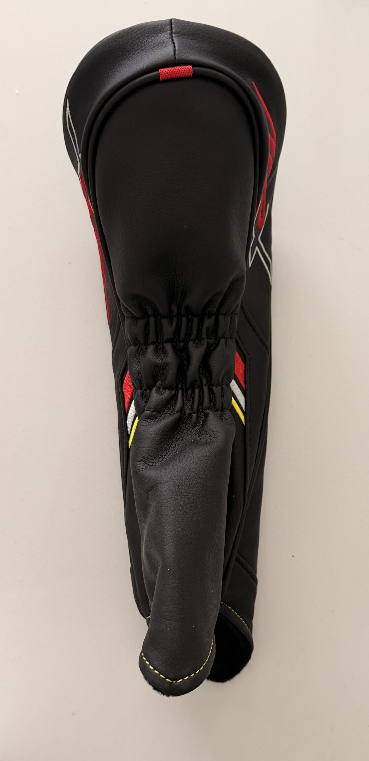 New Cobra 2024 Air X Driver Leather Headcover - Black/Red Cover