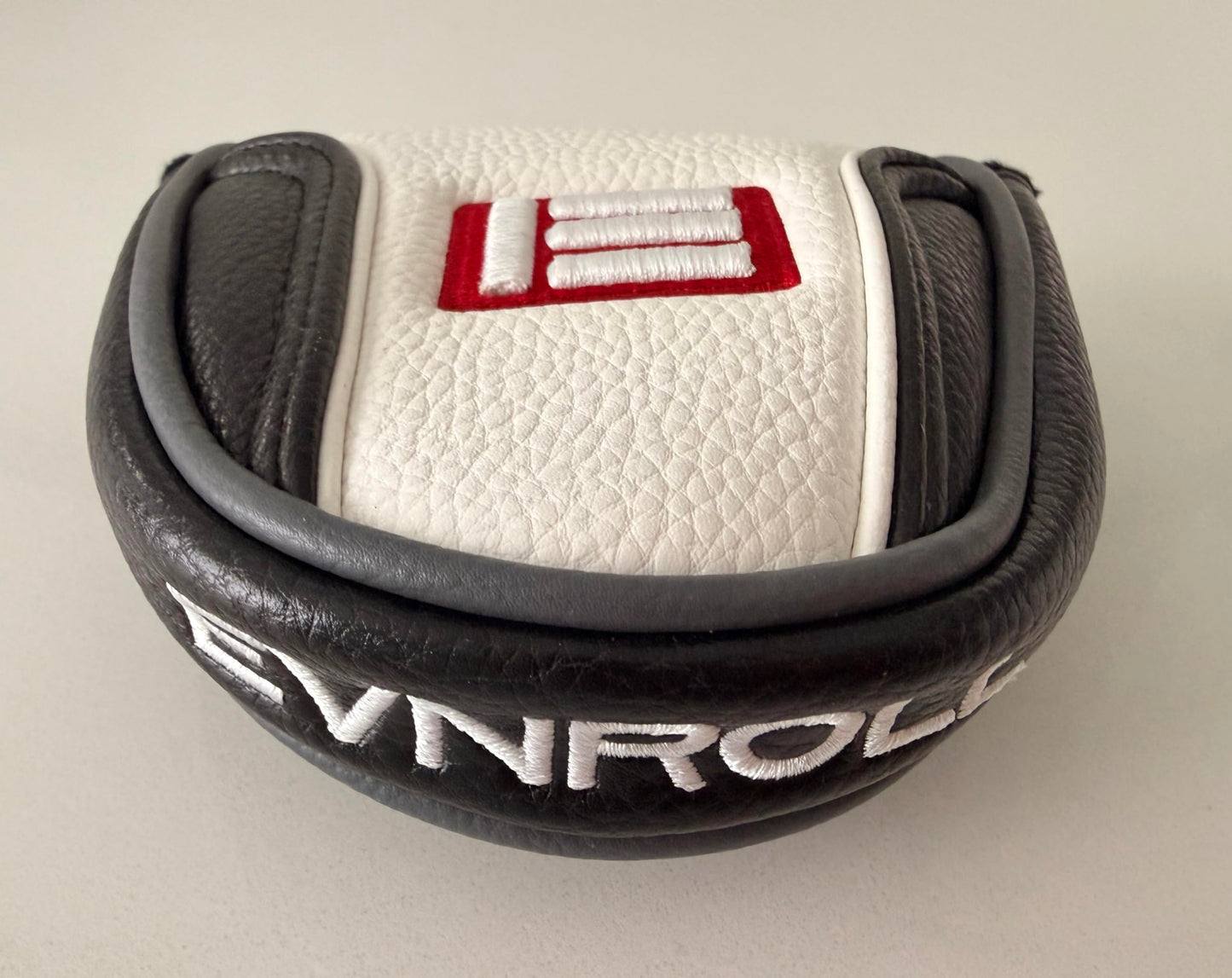 New Evnroll Get Even Magnetic Close Mallet Putter Headcover - Black/Red/White Cover