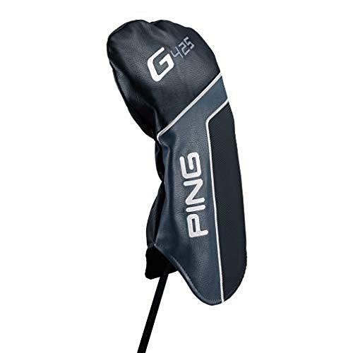 New Ping G425 Driver Black/Gray Leather Headcover