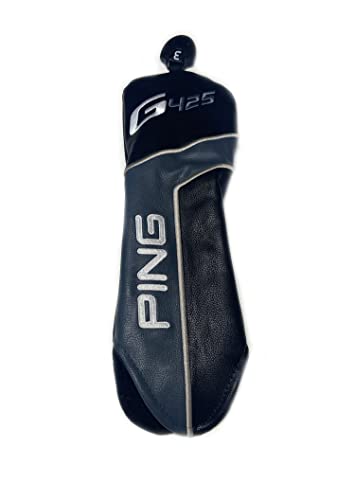 New Ping G425 Fairway Wood Leather Headcover w/ Adjustable Tag