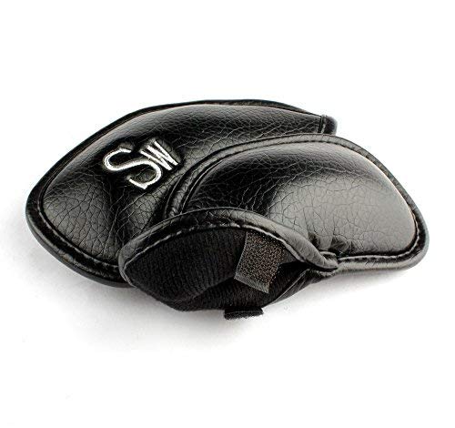 CRAFTSMAN GOLF 12pcs Thick Synthetic Leather Golf Iron Head Covers Set Headcover Fit All Brands Callaway, Ping, Taylormade, Cobra,Etc.