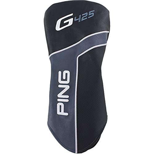 New Ping G425 Driver Black/Gray Leather Headcover