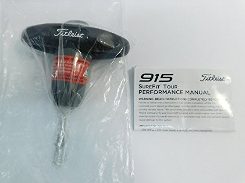 Titleist 915 SureFit Tour Torque Wrench Tool for Drivers, Woods & Hybrids with Performance Manual