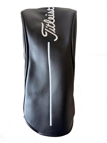 New Titleist Universal Driver Headcover, Black Leather, Fits All Models Including GT, TSR, TSi, TS, 100% Authentic