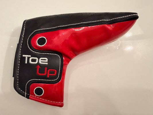 New Odyssey Toe Up Black/Red Blade Headcover - Magnet Cover