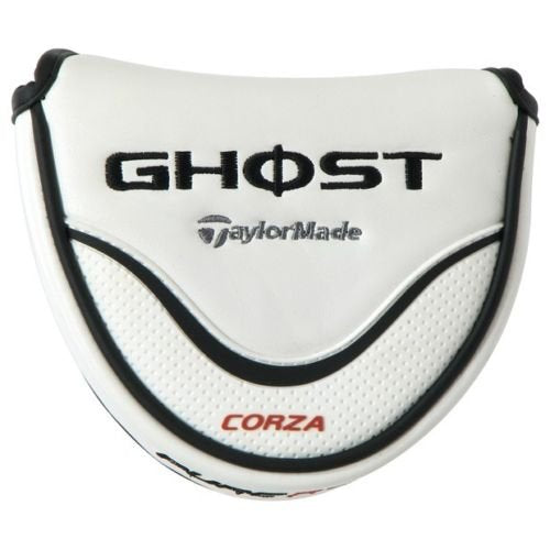 Taylormade Golf Ghost Corza Center Shaft Putter White Black Red Headcover