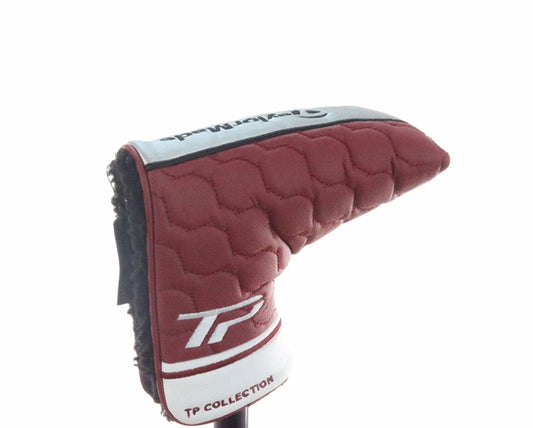 TaylorMade TP Collection Soto Blade Putter Headcover White Burgundy